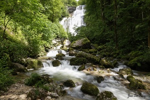 Cascade de l' Herisson l'Eventail 1